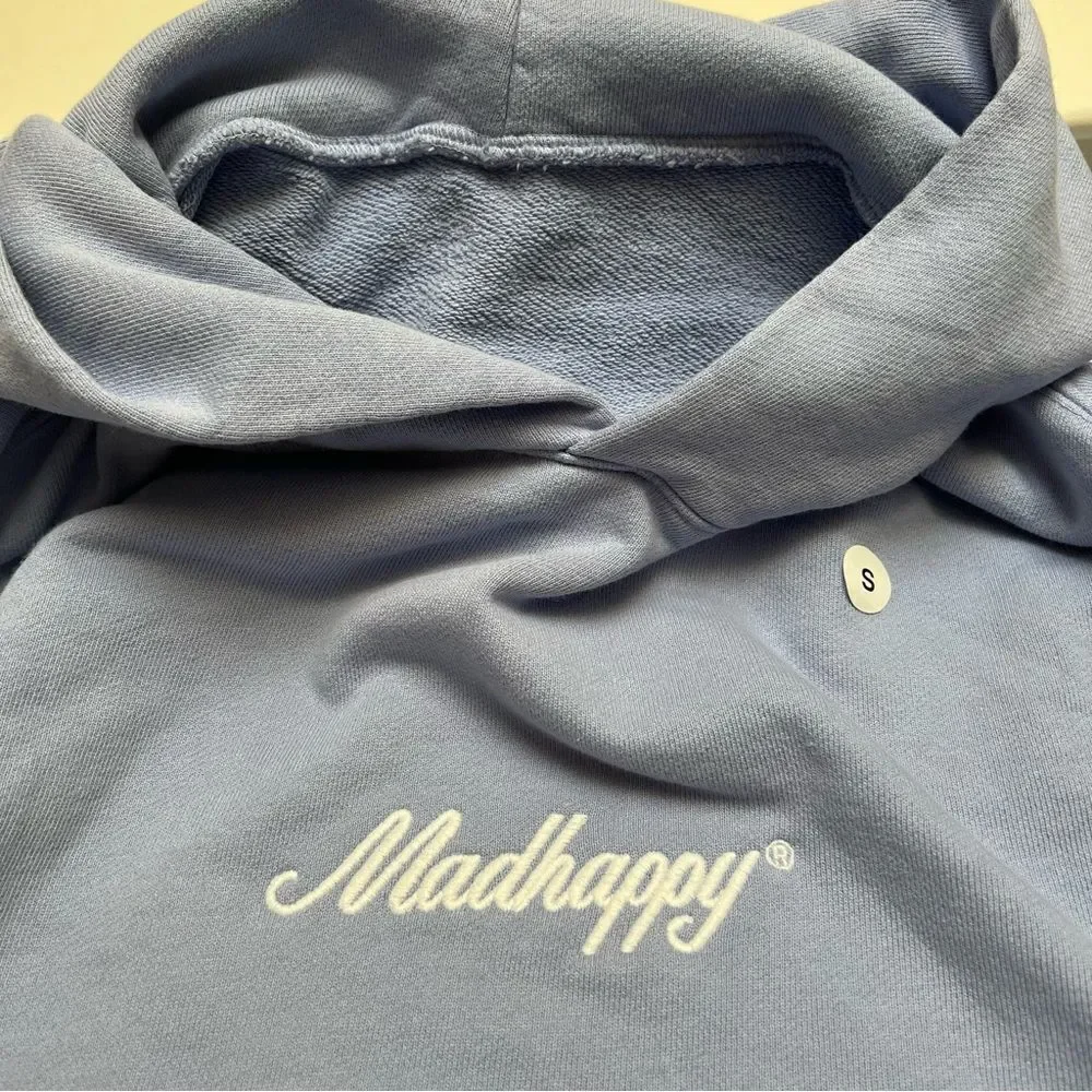 Madhappy Unisex Classic Cotton Hoodie in Lilac / Lavender Small NEW